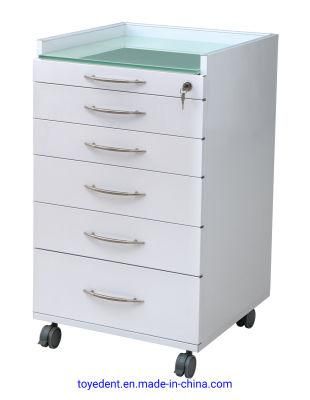 Dental Clinic Stainless Steel Medical Furniture Durable Moving Cabinet
