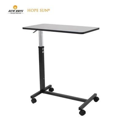 HS5512p Hospital Furniture Moveable Bedside Powder Coated Overbed Table
