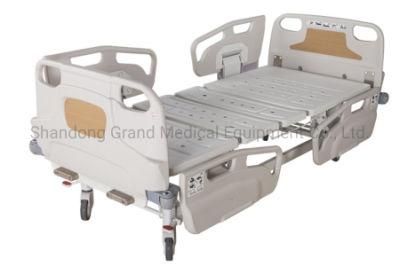 High Quality Luxurious ABS Plastic Hospital Bed Medical Adjustable Home Nursing Bed