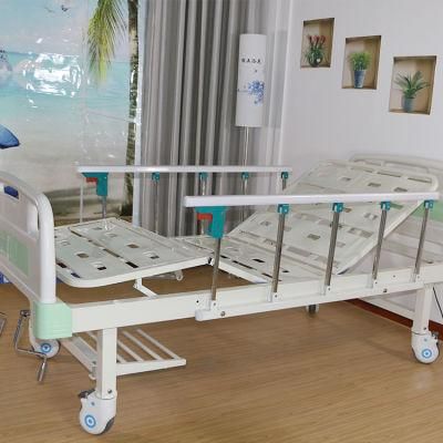 Hospital Bed B04-6 Two Function Manual 2 Crank Medical Bed Factory with Cheap Price