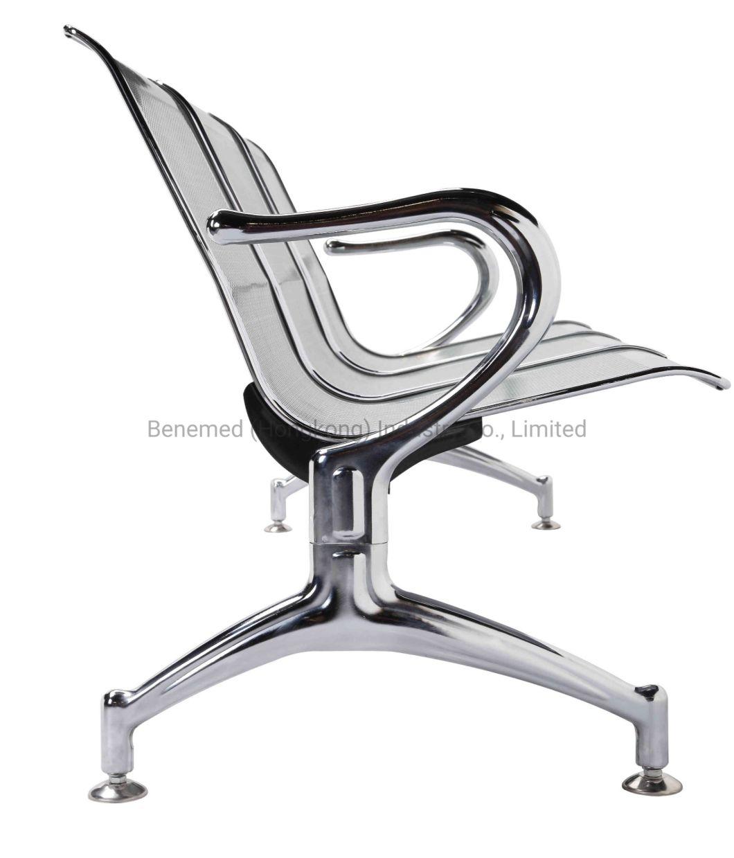 Hospital Use 3/4/5 Seater Metal Stainless Steel Seating Chair