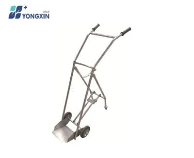 Sm-021 Stainless Steel Oxygen Bottle Trolley