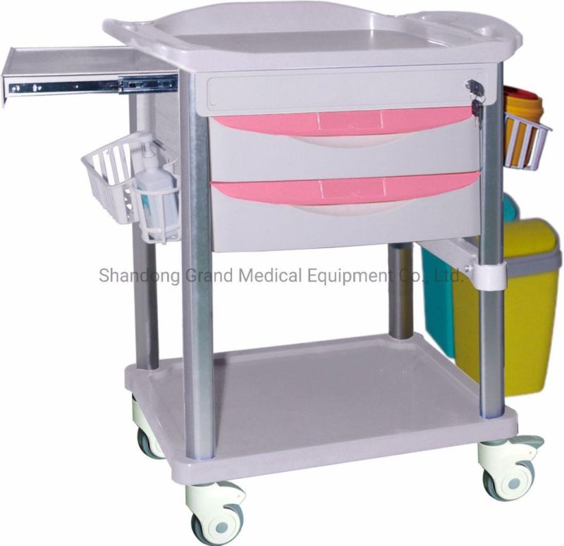 Medical Cart Medical Trolley Surgical Trolley with Drawers Furniture Hospital Supply Medical Equipment Treatment Cart Trolley