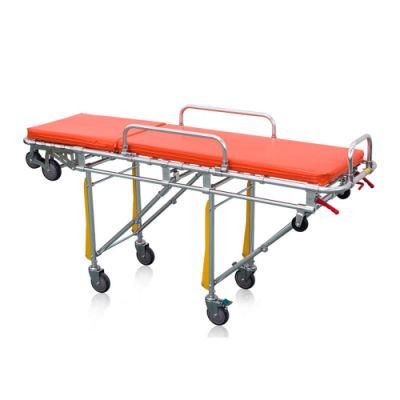 Wholesale Medical Durable Foldable Stretcher Emergency Mobile Ambulance Stretcher Bed