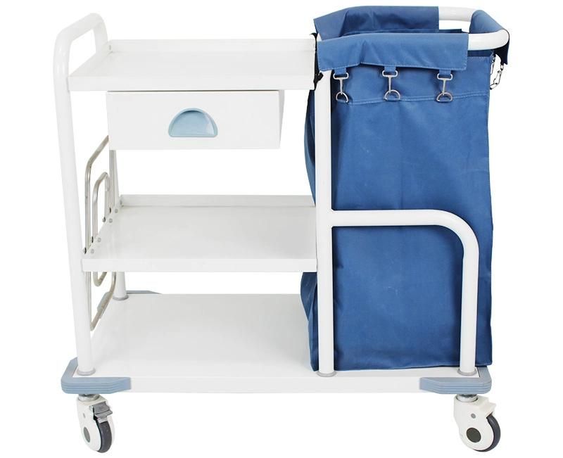 HS6161 Medical Morning Care Trolley Hospital Treatment Linen Laundry Cleaning Trolley