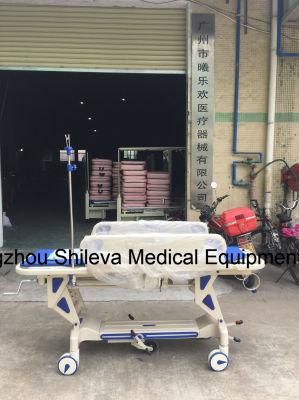 Hospital Mobile Patient Hydraulic Transport Stretcher with Full Board X Ray