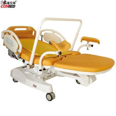 Ldr Multi Position Elctric Button Operating Delivery Child Bed with Head Board Leg Rest and Wheels