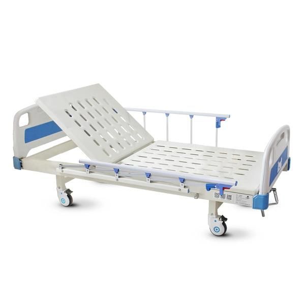 Hospital Bed Manual Medical 1 Cranks Nursing Bed for Patient