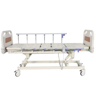 2020 Hot Sale Steel 3 Function Electric Hospital Bed with Height Adjustment