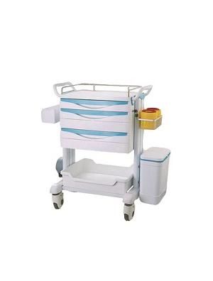 Cm-2 ABS Mobile Injection Medicine Anesthesia Trolley for Hospital