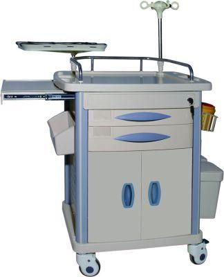 Mn-Ec013 Fresh ABS Mobile Clinical Trolley Drug Trolley Medicine Trolley