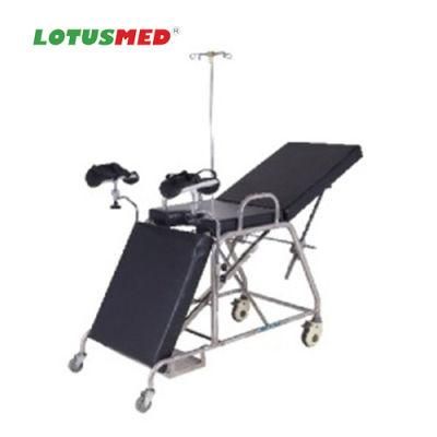 Lotusmed-Stretcher-888-B3-2 Aluminum Alloy Stretcher Female Examining Table