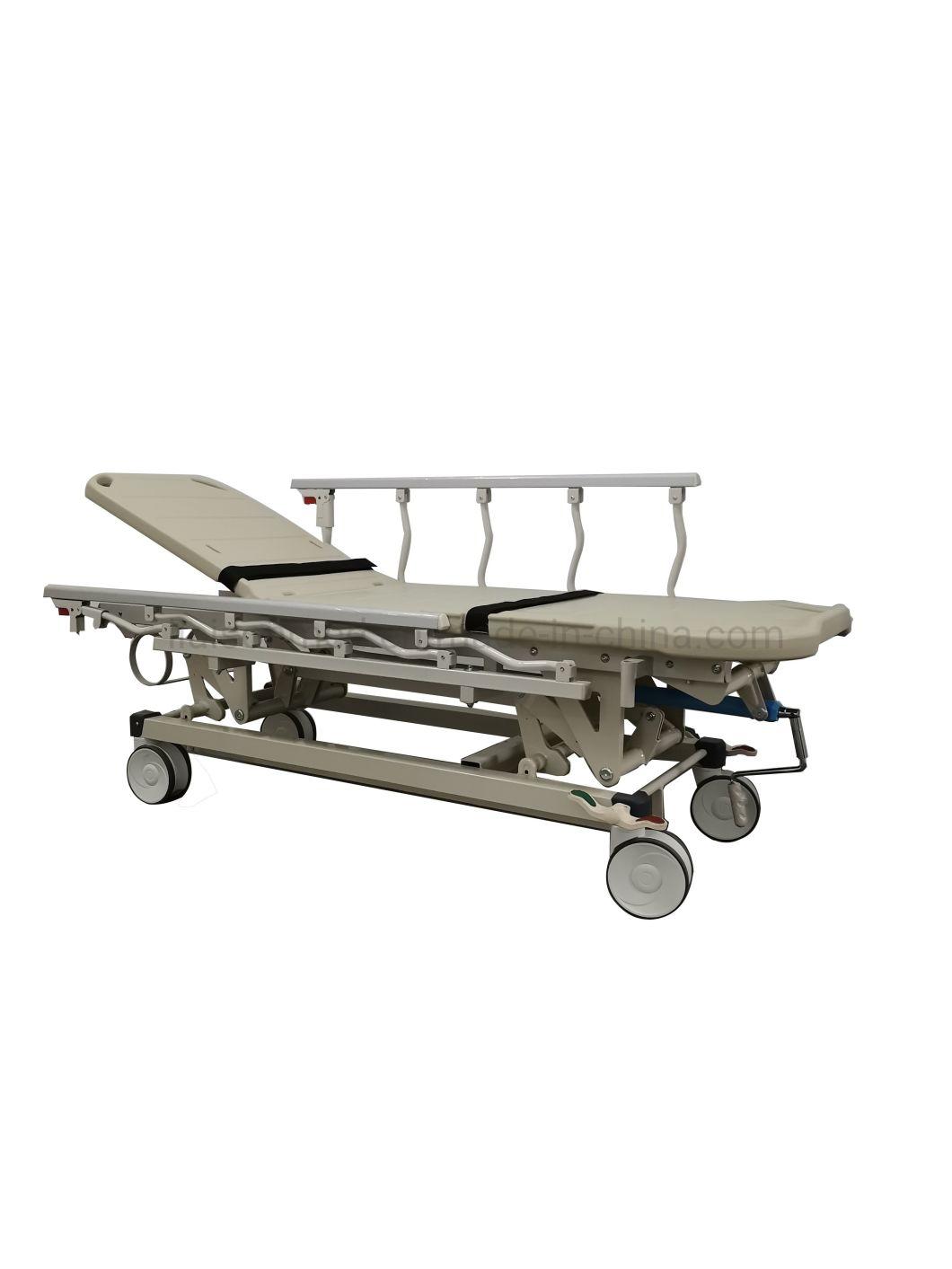 Unfolded SGS Liaison Wooden Package 1930mm*663mm*510— 850mm Ambulance Medical Stretcher
