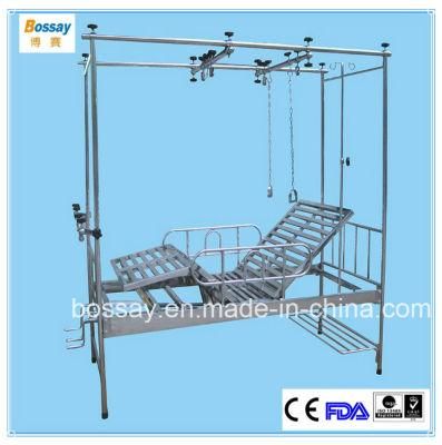 Orthopedics Patient Bed with Four Cranks Manual Hospital Bed