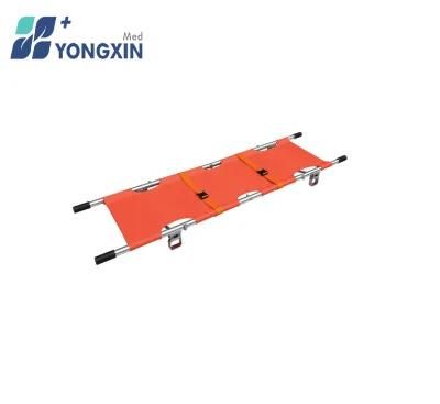 Yxz-D-C6 Hospital Equipment Aluminum Alloy Foldaway Stretcher (4 fold)