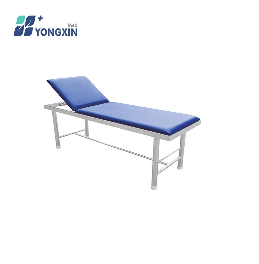 Yxz-006 Hospital Stainless Steel Adjustable Examination Couch