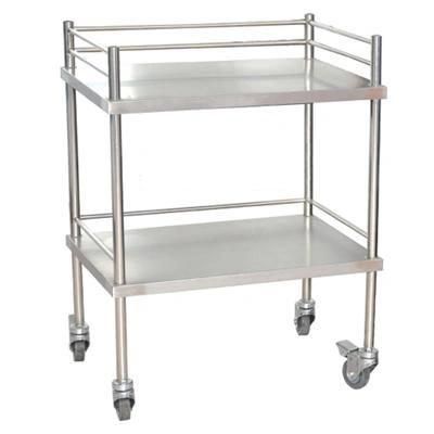 Stainless Steel Trolley for Infusion Bottles with Three Shelves (THR-MT06)