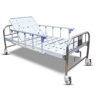 Comfortable Single-Shake Medical Bed Multi-Function Nursing Bed Manual Simple Medical Bed Home Elderly Hospital Bed