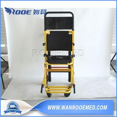 Ea-6f Medical Manual Aluminum Alloy Stair Climbing Stretcher Evacuation Wheel Chair for Medical Fire EMS Use
