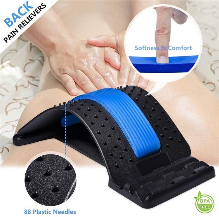 Adjustable Level Posturetherapy Back Stretcher and Massager