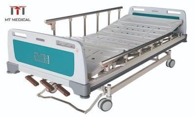 Factory Price Adjustable 3 Functions Manual Patient Hospital Bed