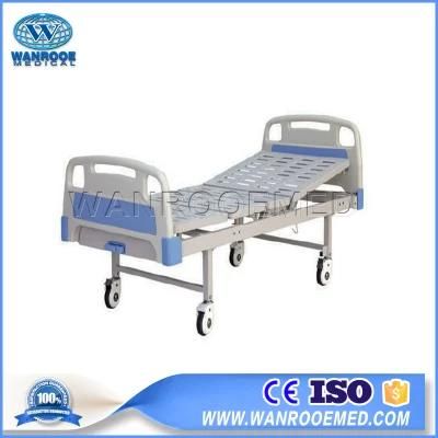 Bam100A Hospital ABS Single Crank Manual Cheap Medical Nursing Patient Bed