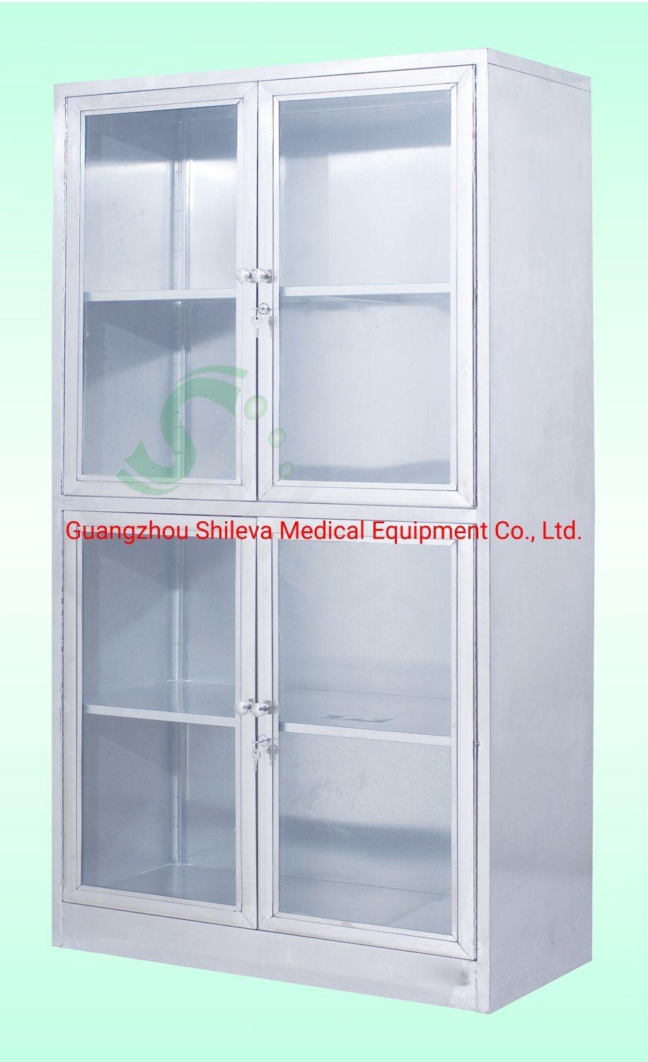 Medical Stainless Steel Apparatus Hospital Cupboard Instrument Cabinet (SLV-D4014)