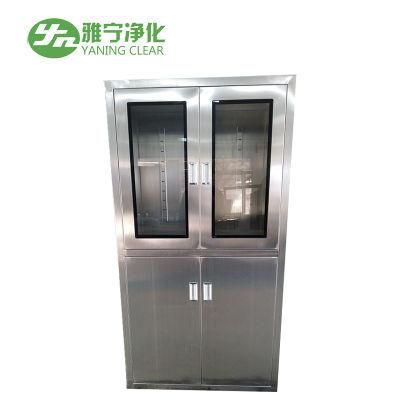 Yaning Hospital Ot Room Use Stainless Steel Medical Cabinet