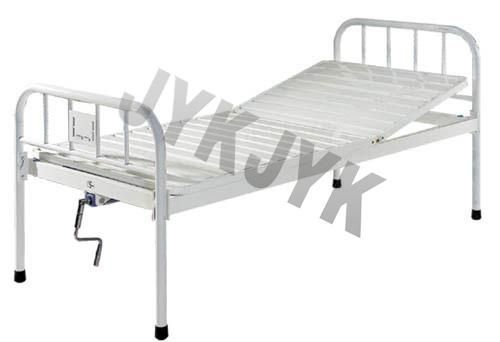 Stainless Steel Two Functions Manual Bed Hospital Bed