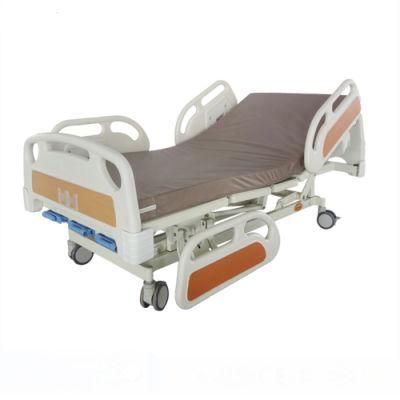 Medical Appliances Simple 3 Crank Manual Hospital Medical Bed