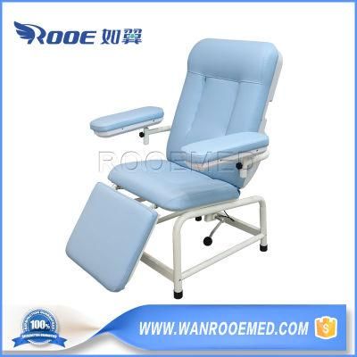 Bxs105 Three Functions Manual Steel Blood Donation Collection Dialysis Pressure Sofa Chair