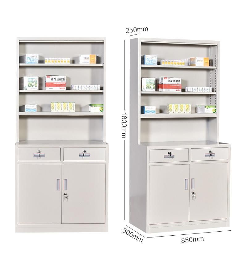 Hot Sale Hospital Furniture Medical Instrument Metal Steel Storage Health Hospital Cabinet