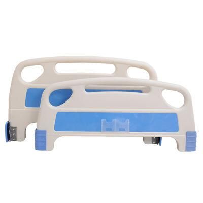 Hospital Furniture New blue Color Medical Bed Accessories Parts ABS PP Headboard and Footrest for ICU Bed