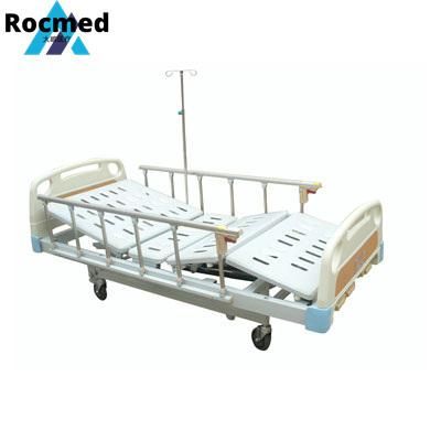 Hospital Furniture Metal Three Crank Manual Hospital Bed