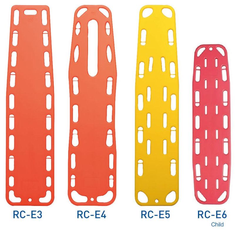 OEM HDPE Material Plastic Hospital Spine Board Stretcher (RC-E8)