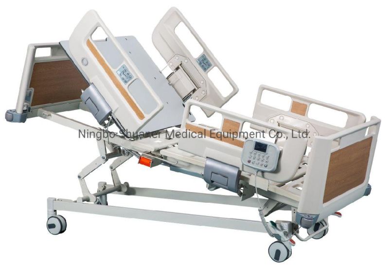Shuaner Five Function ICU Patient Electric Hospital Bed Medical Equipment