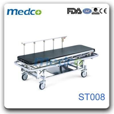 Medical Ambulance Stainless Steel Transport Hydraulic Stretcher