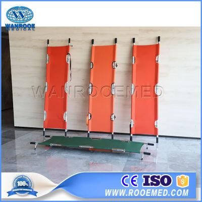 Ea-1d1 Patient Transport Aluminum Portable Emergency 2 Fold Stretchers for Ambulance with Bag