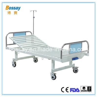 FDA Approval One Crank Manual Bed Patient Hospital Bed