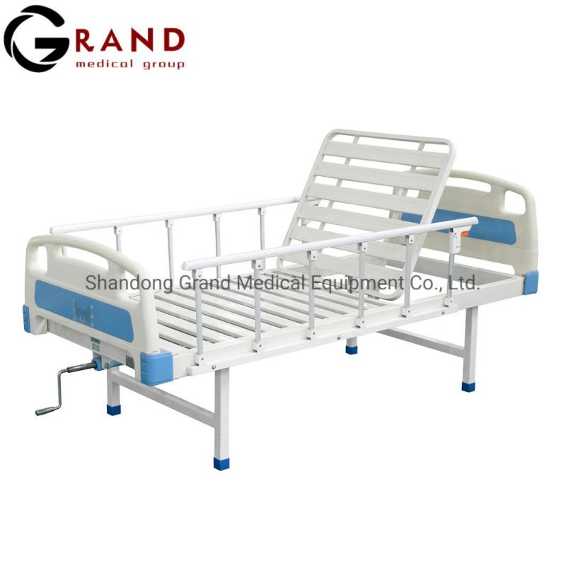 Two Crank Manual Adjusted Hospital Nursing Bed for Hospital Furniture