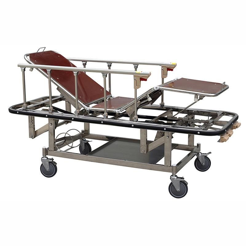 Metal Hospital Patients Emergency Trolley