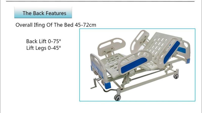 Patient Care Hospital Ward Medical Bed with CE Approval Bc05
