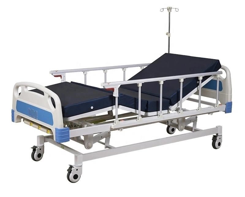 Hot Sale China Hospital Bed Manual Three Function Hospital Patient Bed for Hospital Equipment