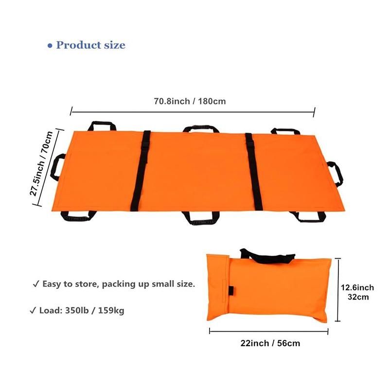 High Quality Folding Stretcher Foldable Soft Stretcher Emergency Rescue Stretcher Easy to Carry
