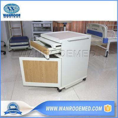 Bc009 ABS Steel Hospital Bedstand with Double-Deck Cupboard