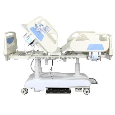 Multifunction Folding Medical Furniture Adjustable Electric ICU Nursing Hospital Bed