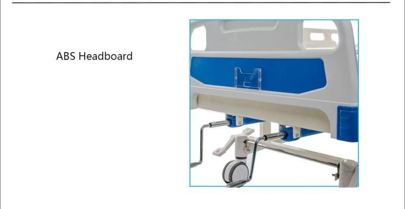 Two Function Manual Medical Patient Bed for Hospital Bc02-3