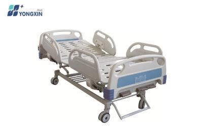 Yxz-C-001b ABS Three Manual Crank Hospital Bed