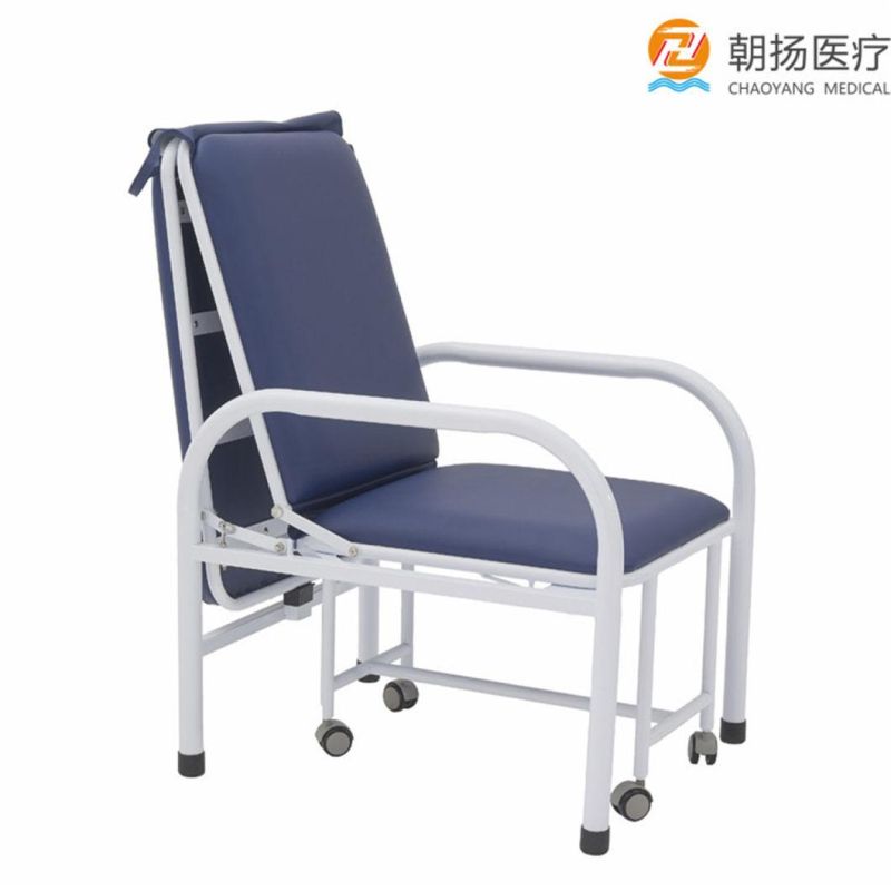 Hospital Medical Folding Sleeping Accompany Chair Attendant Bed Chair