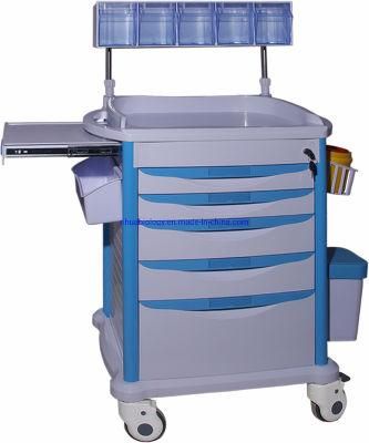 Storage Box Hospital Multi-Function Medical Cart Anesthesia Trolley